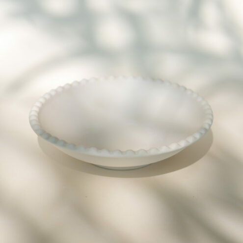 Assiette creuse perle