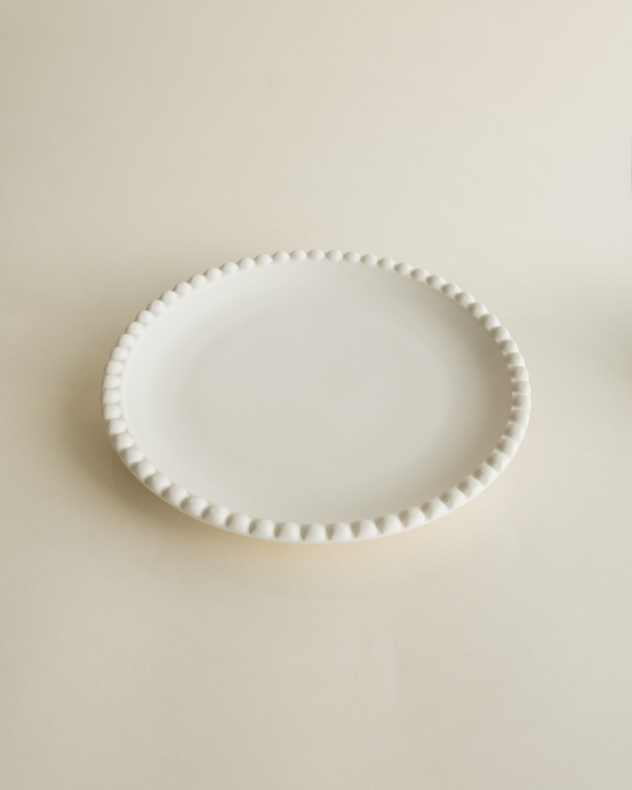 Assiette plate perle-35